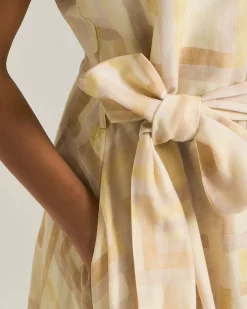 Abito Estivo in Voile Seta e Cotone Stampato