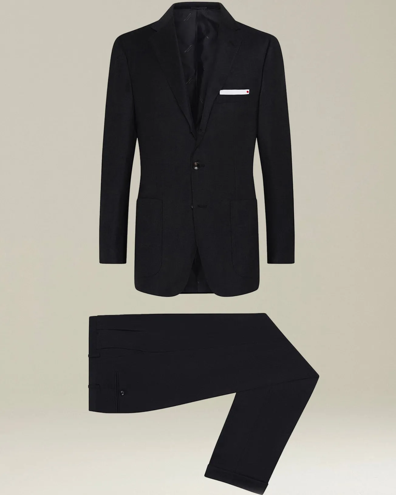 Abito Sartoriale in Lana Vergine nera Monochrome