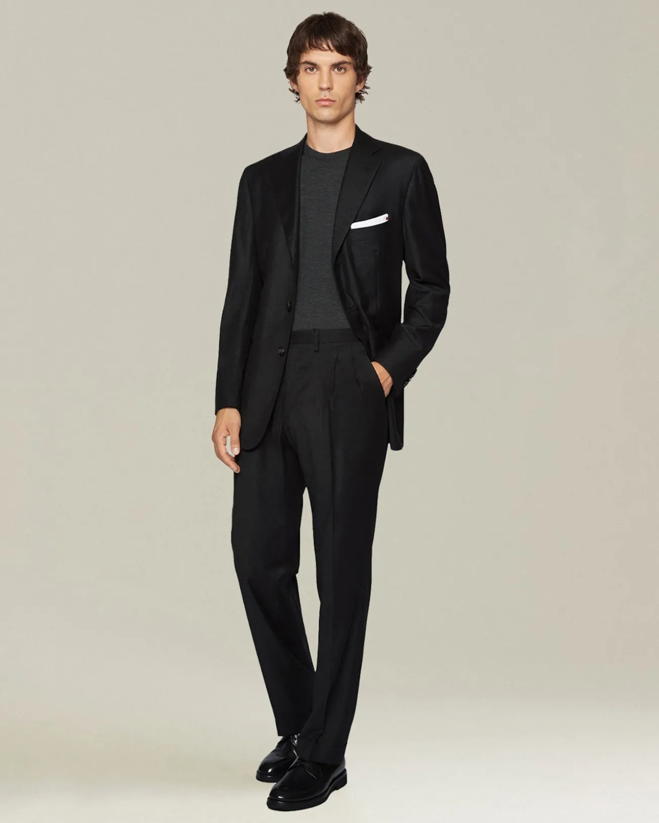 Abito Sartoriale in Lana Vergine nera Monochrome