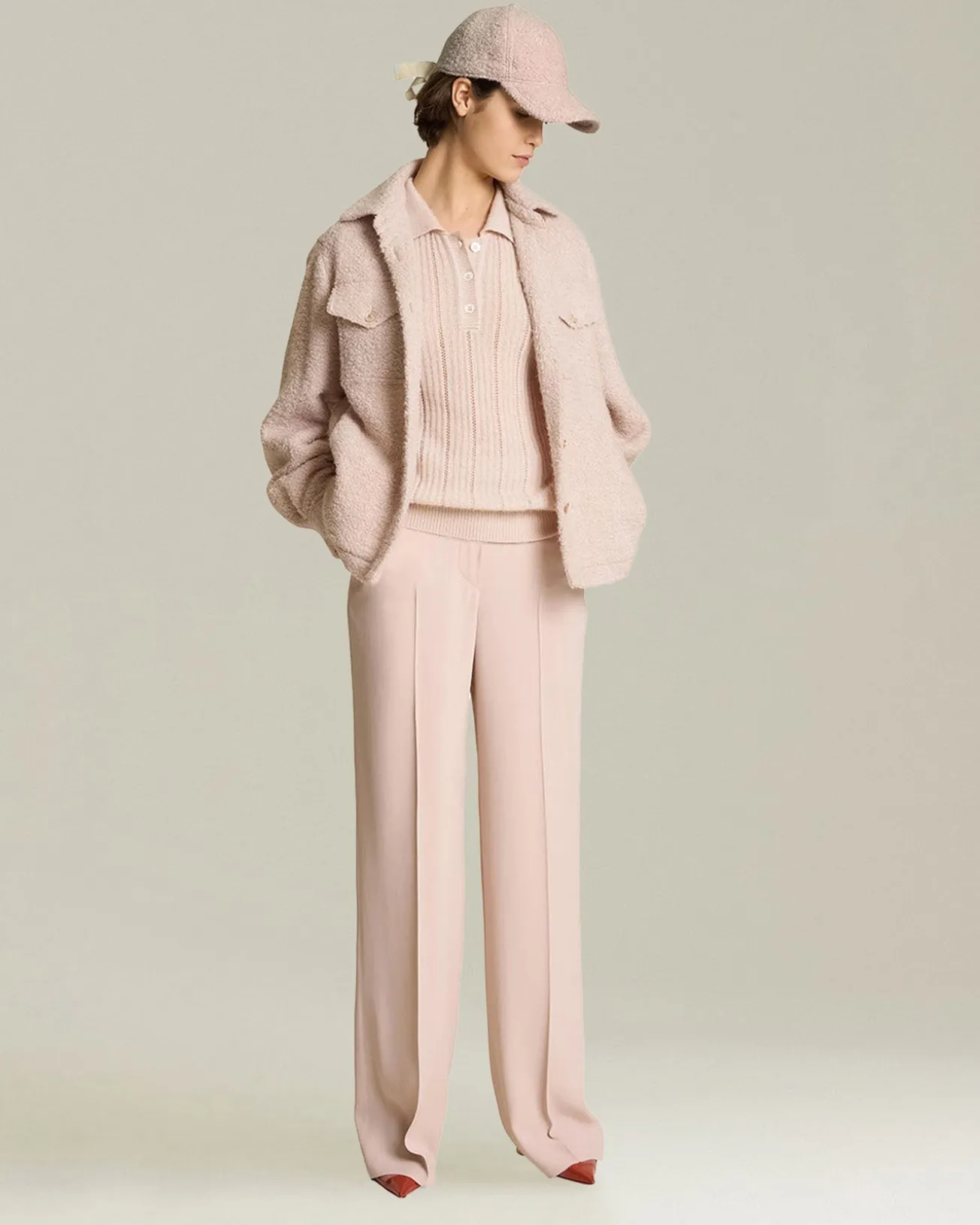 Berretto Sportivo in Alpaca, Cashmere e lana