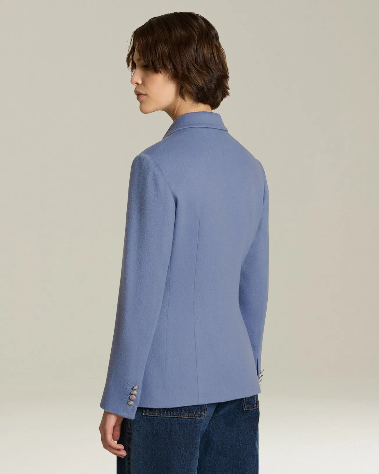 Blazer Doppiopetto Donna in Cashmere