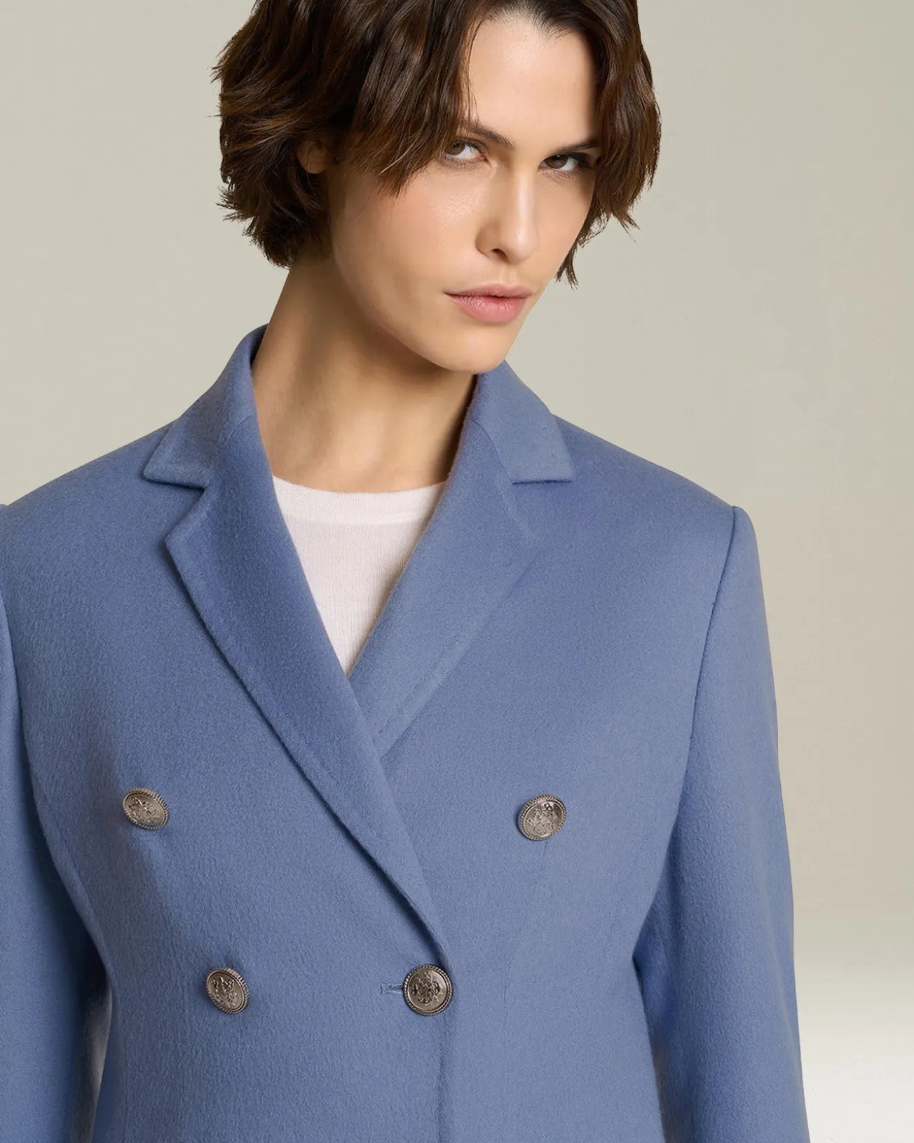 Blazer Doppiopetto Donna in Cashmere