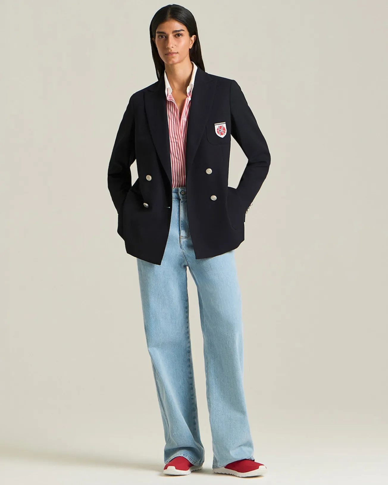 Blazer Doppiopetto In Lana - Capsule Tennis