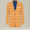 BLAZER IN MISTO CASHMERE A QUADRI