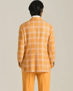 BLAZER IN MISTO CASHMERE A QUADRI