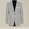 Blazer Pied de Poule in Cashmere