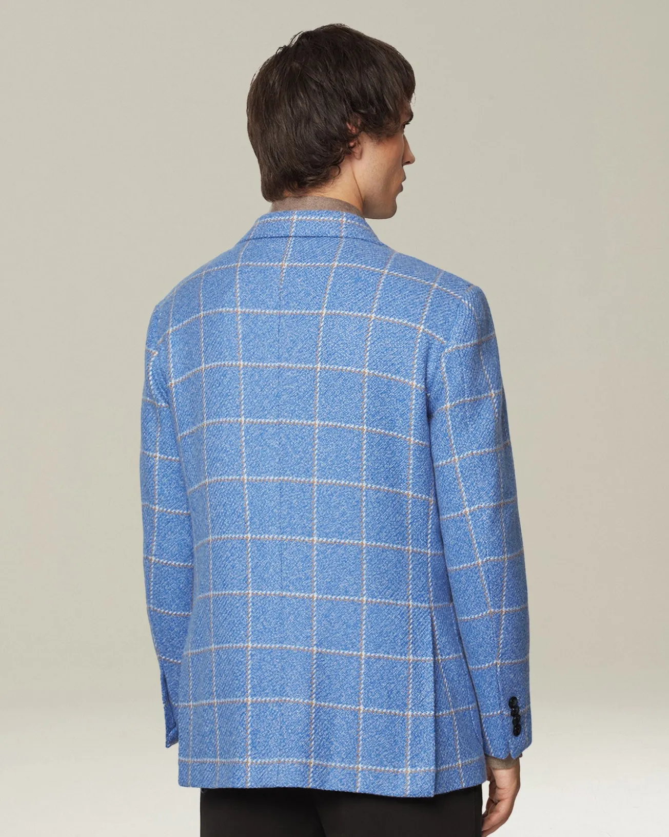 Blazer uomo Quadri in Cashmere Sartoriale