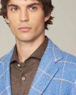 Blazer uomo Quadri in Cashmere Sartoriale
