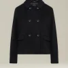Caban Donna in Cashmere Monochrome