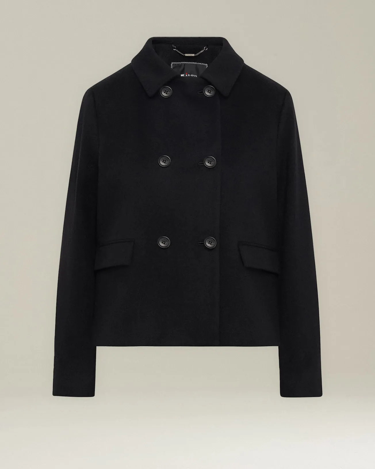 Caban Donna in Cashmere Monochrome