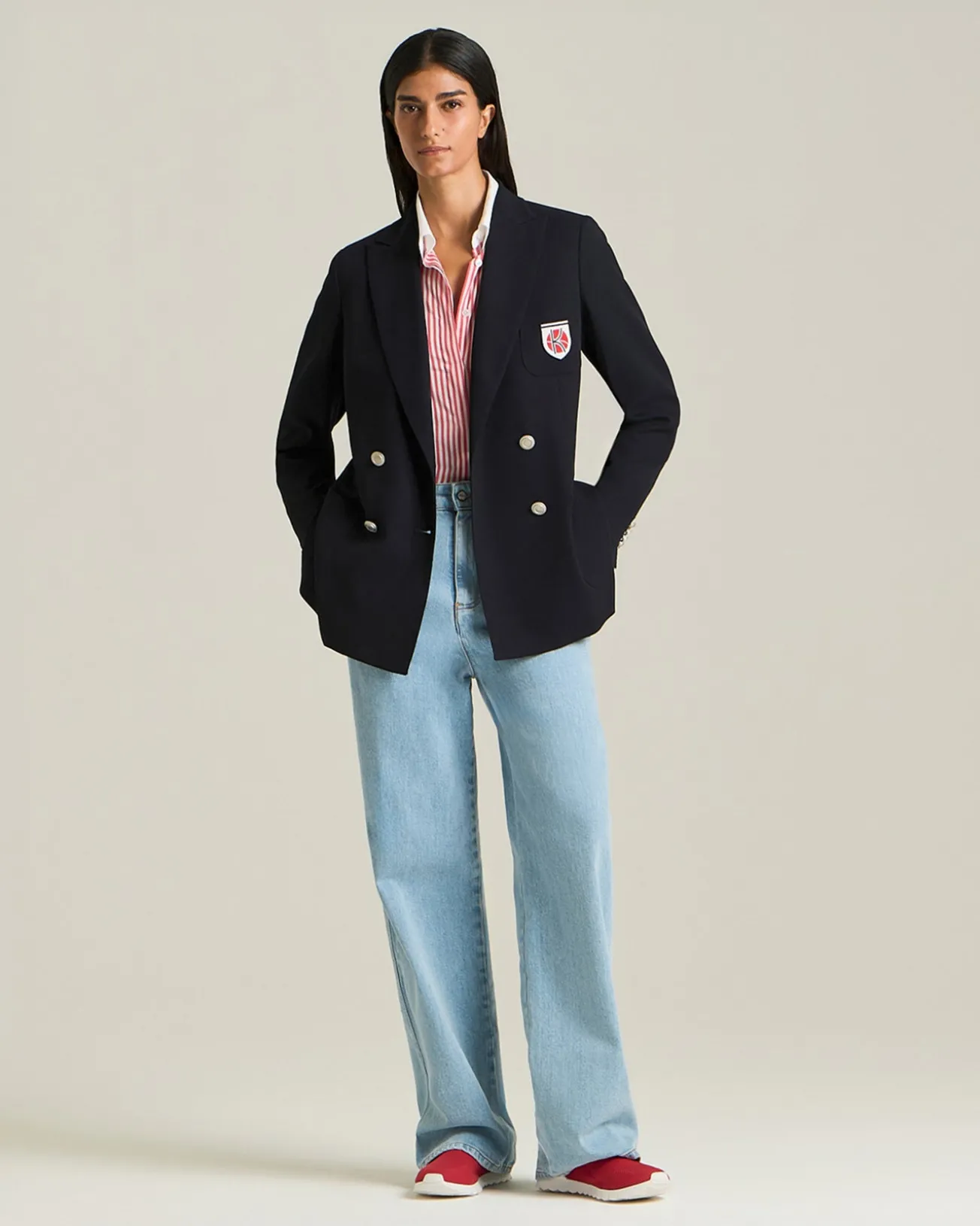 Camicia Donna Righe Cotone e Seta