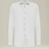Camicia Formal bianca in cotone