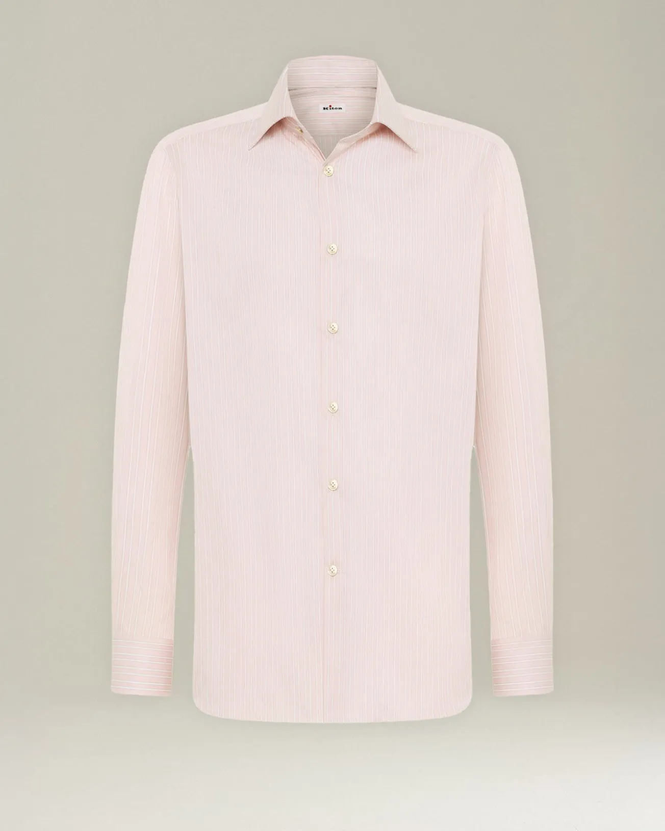 Camicia in cotone con motivo a righe