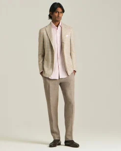 Camicia in cotone con motivo a righe