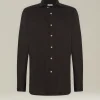 Camicia in Flanella Monochrome nera