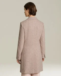 Cappotto donna in Cashmere effetto Donegal