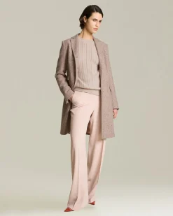Cappotto donna in Cashmere effetto Donegal