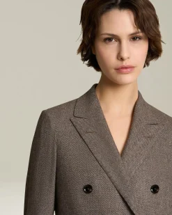 Cappotto in Lana e Cashmere Blend