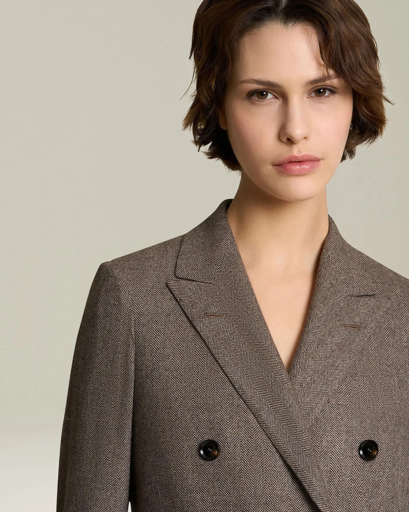 Cappotto in Lana e Cashmere Blend