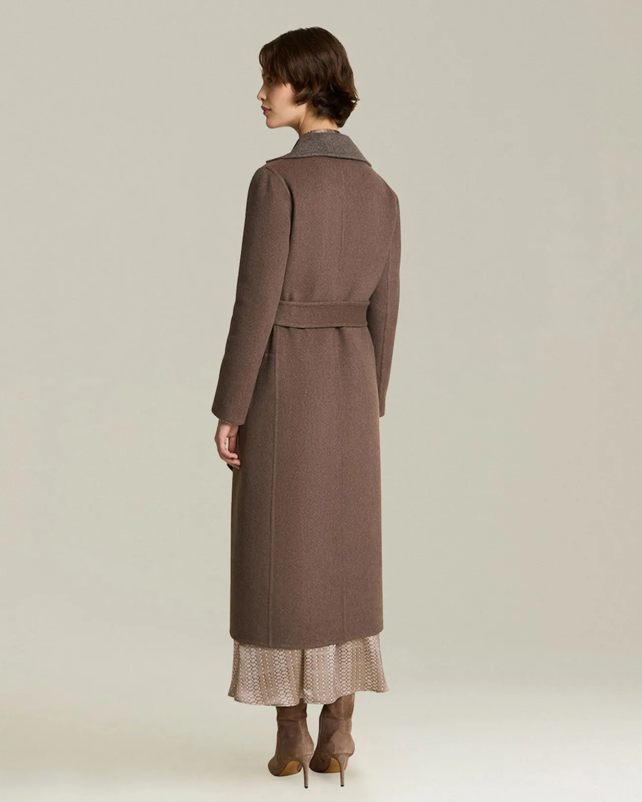 Cappotto Reversibile Double in Cashmere