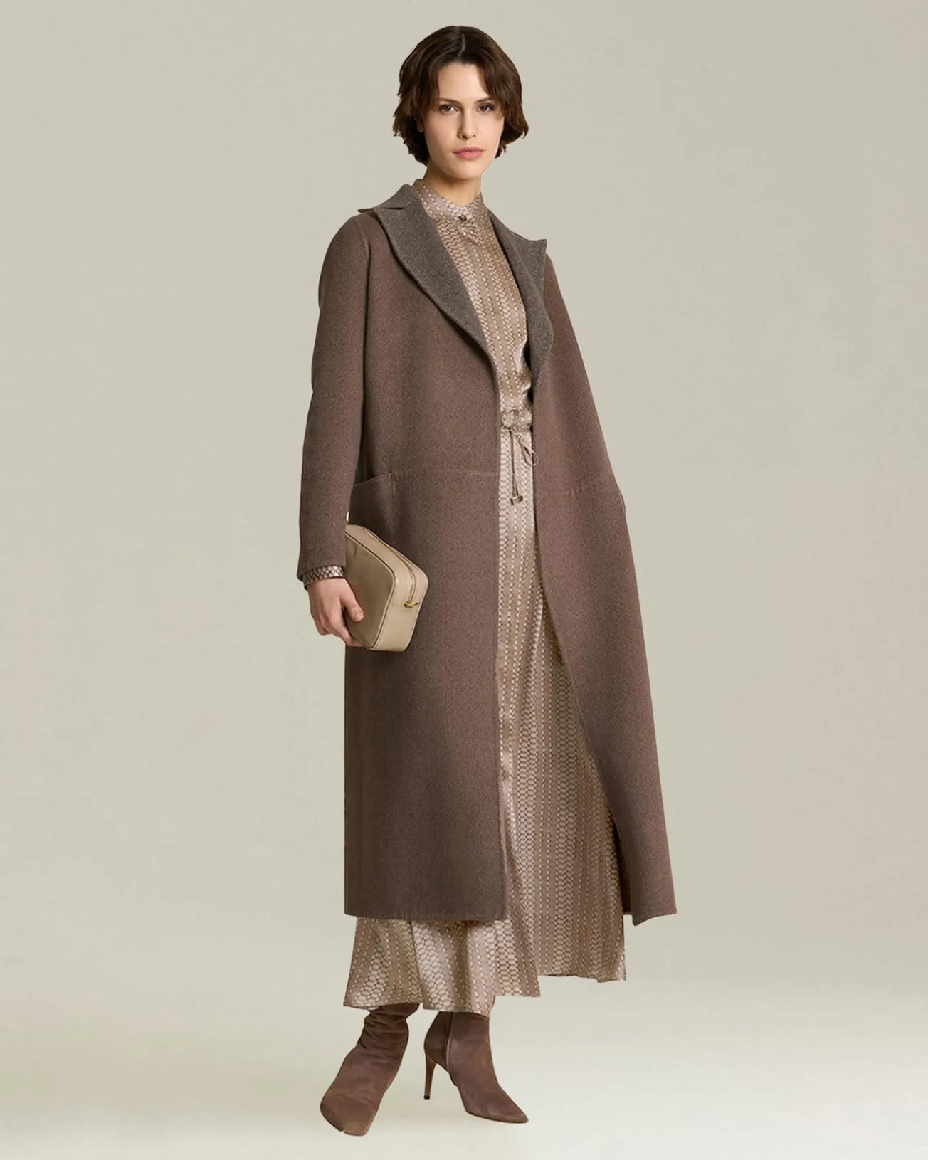 Cappotto Reversibile Double in Cashmere