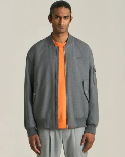 GIACCA BOMBER IN LANA KNT