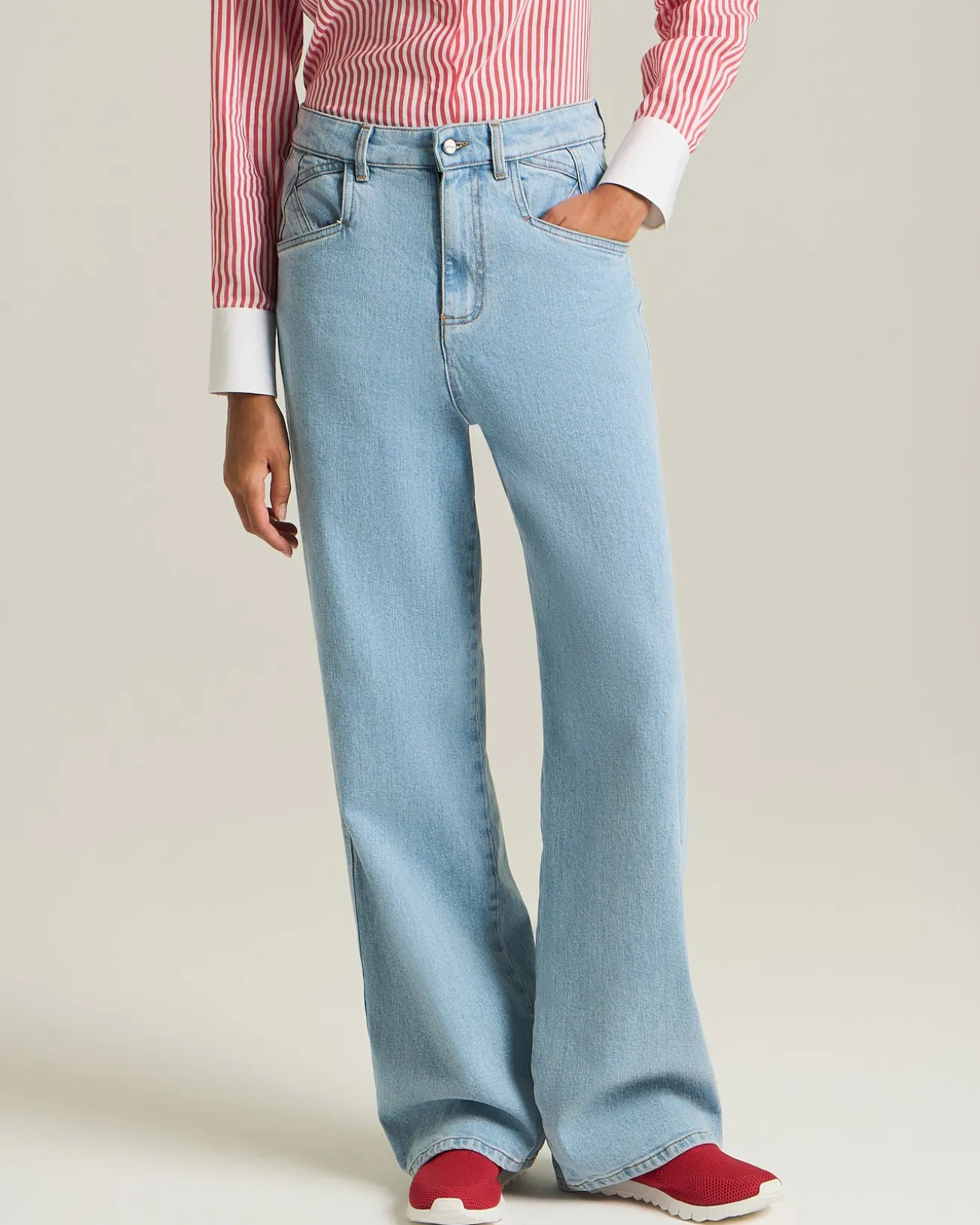 JEANS SARTORIALI A ZAMPA