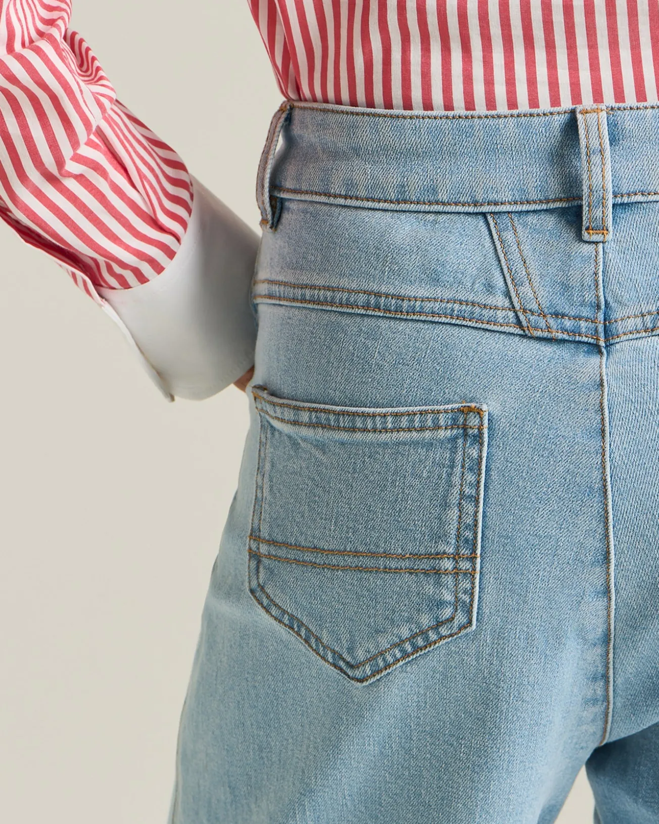 JEANS SARTORIALI A ZAMPA