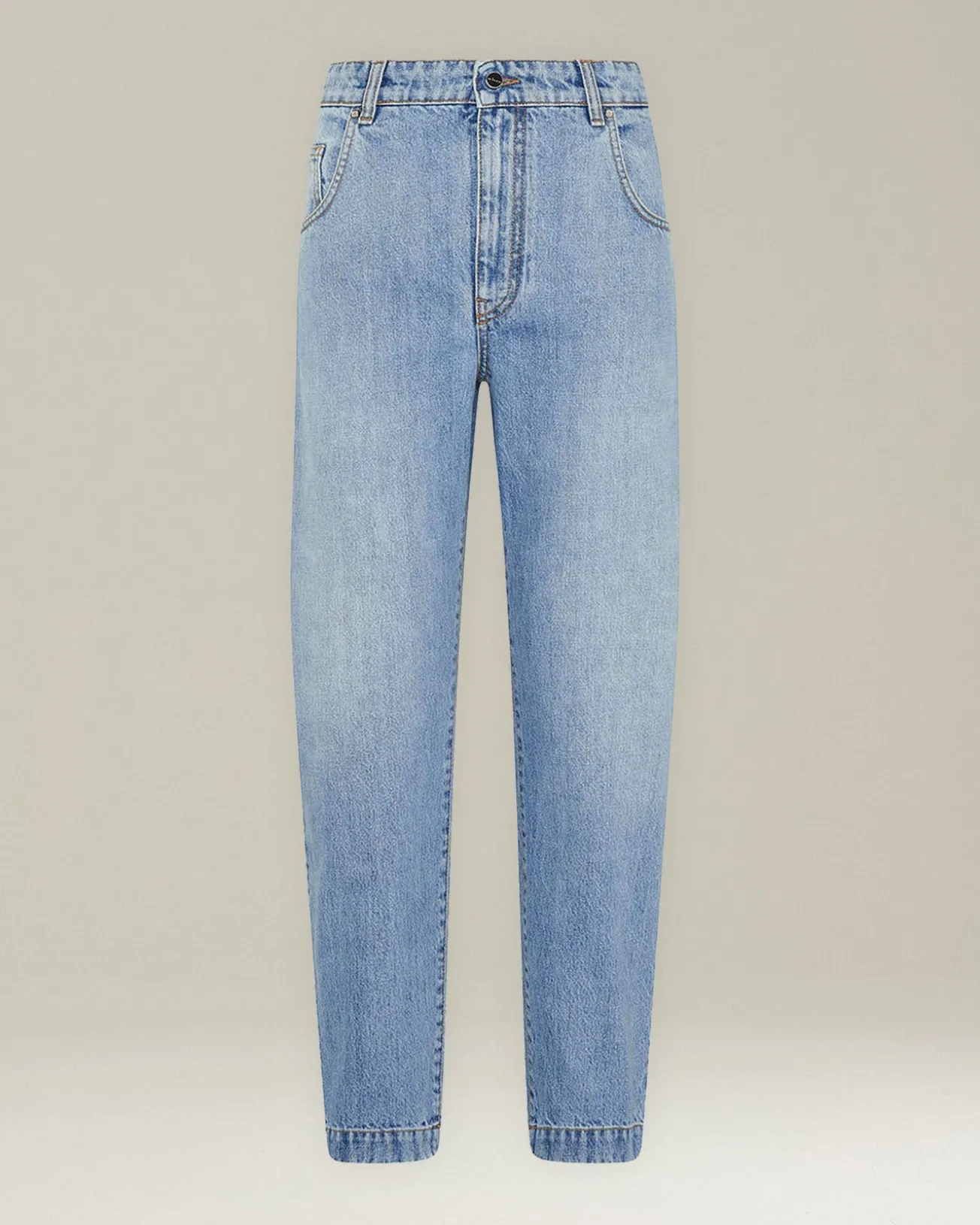 Jeans sartoriali Mum fit in Denim chiaro