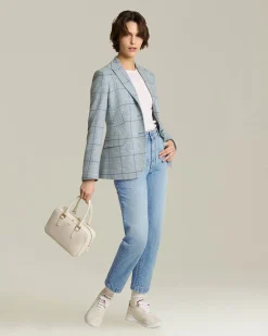 Jeans sartoriali Mum fit in Denim chiaro