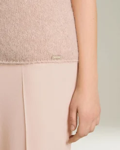 Lupetto smanicato in Alpaca Sleeveless