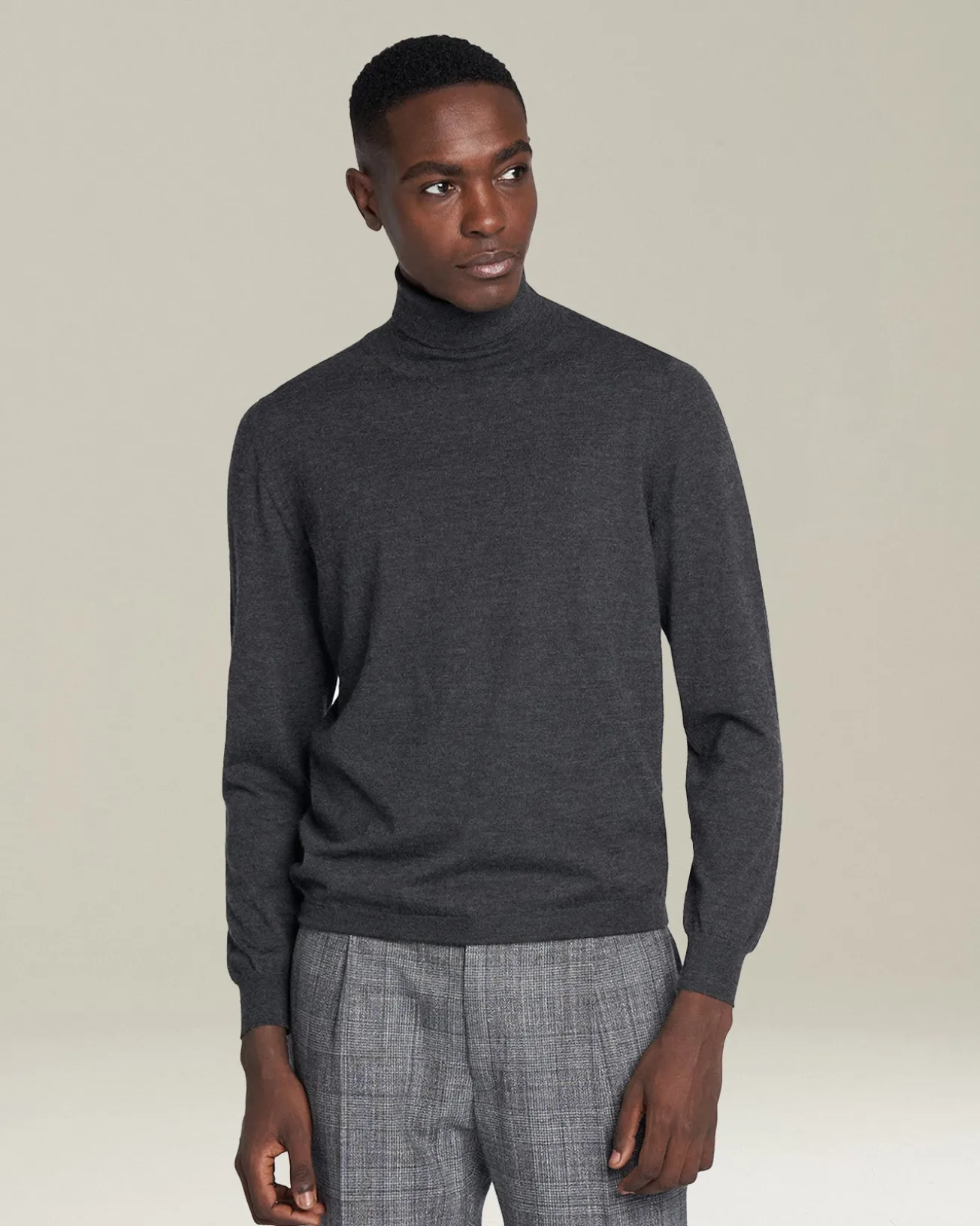 Maglia Collo Alto Cashmere