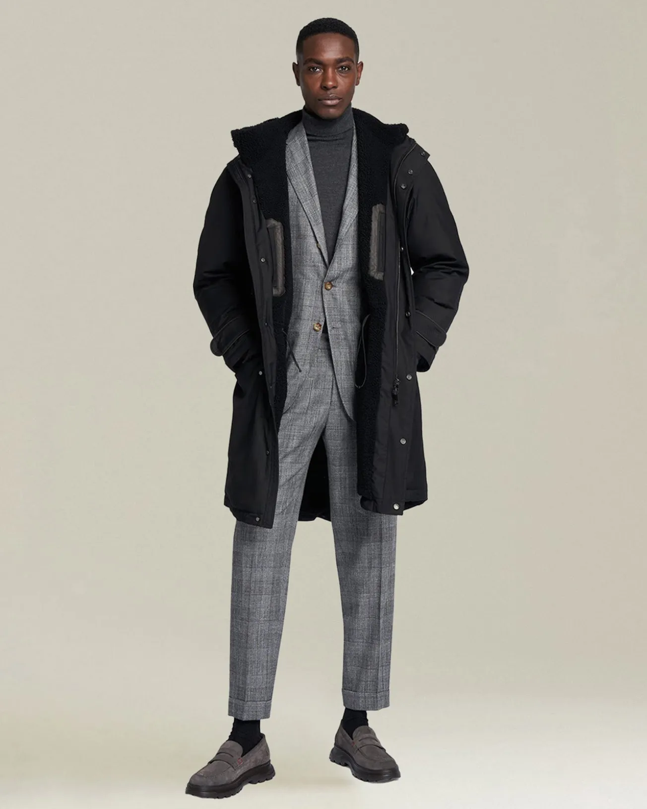 Maglia Collo Alto Cashmere