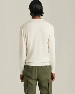 Maglia girocollo Icon in seta, cashmere e lino