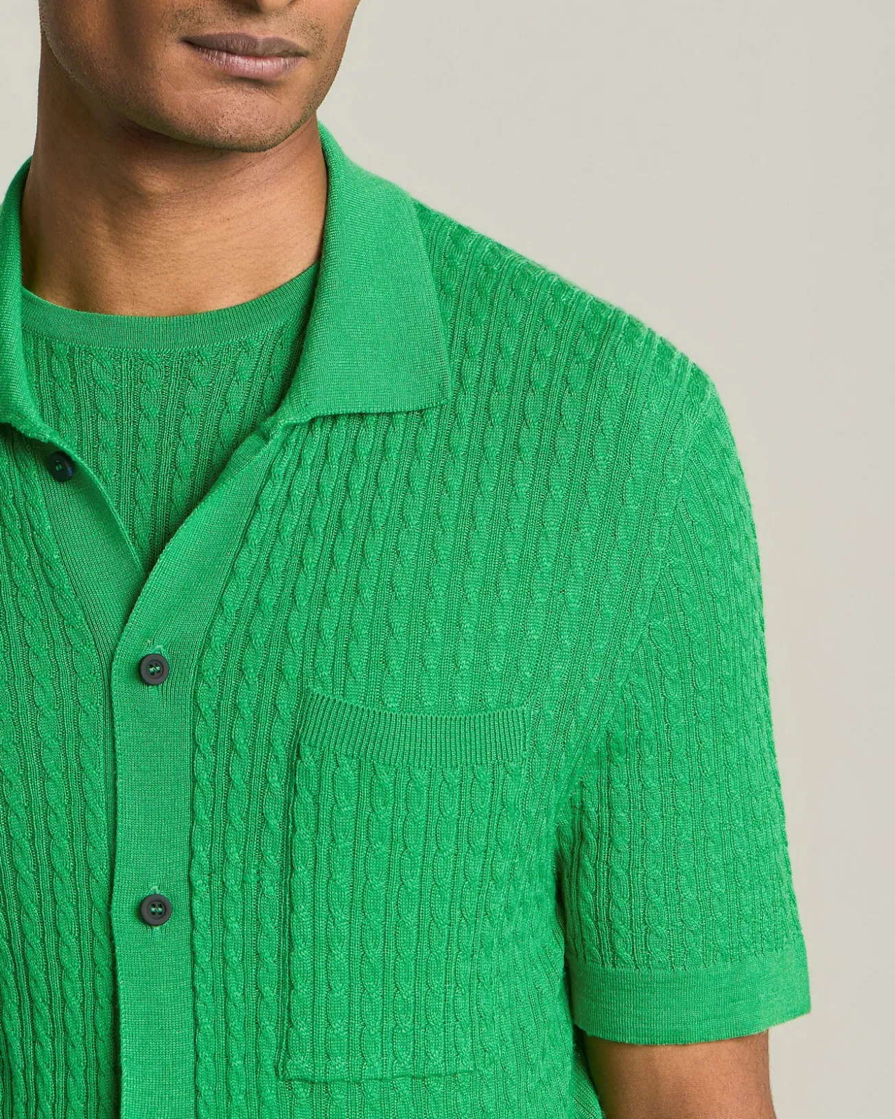 MAGLIA KNT DELUXE IN LANA E SETA