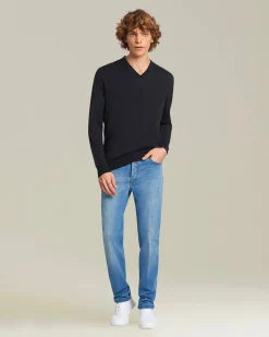 Maglia Scollo V Lana