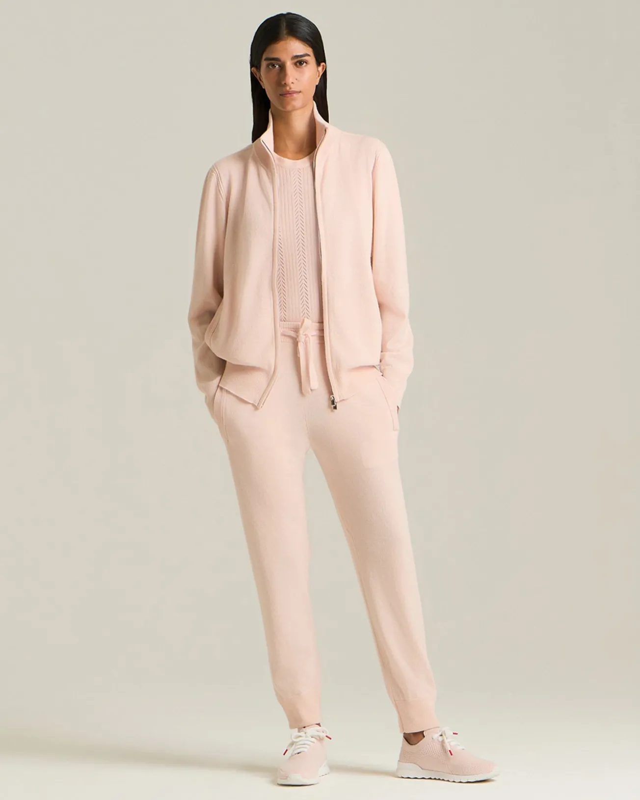 MAGLIA TRAFORATA IN CASHMERE E SETA