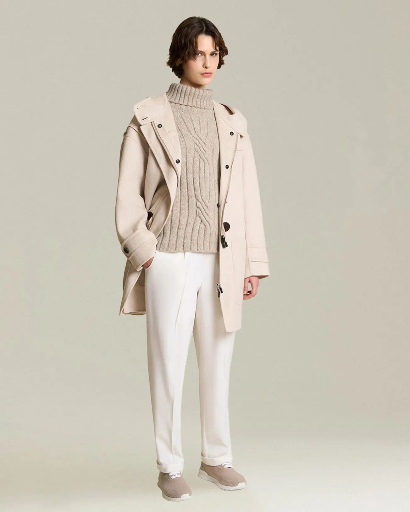 Maglione Alpaca Maxi Cable