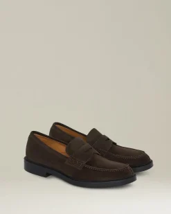 Mocassino Scamosciato con Bendina