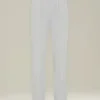 Pantalone Carrot In Blend Di Cotone E Cashmere