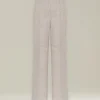 Pantalone donna a palazzo Principe di Galles in Cashmere blend