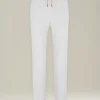 PANTALONE PULL-ON COMFORT IN COTONE E LINO