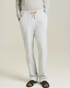 PANTALONE PULL-ON COMFORT IN COTONE E LINO