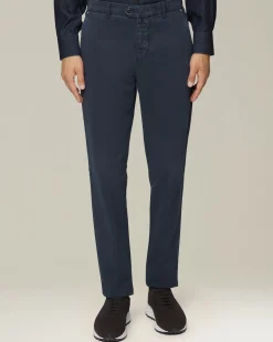 Pantalone uomo classico blu navy