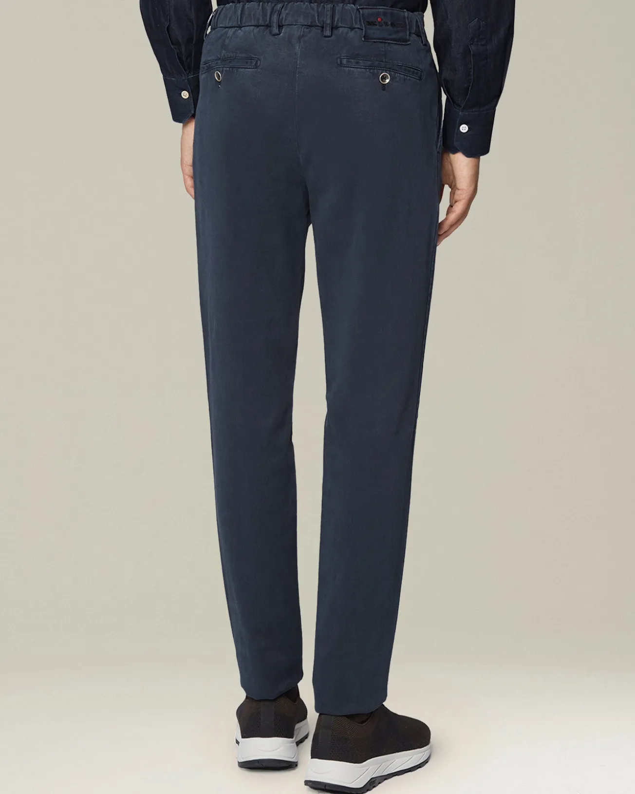 Pantalone uomo classico blu navy