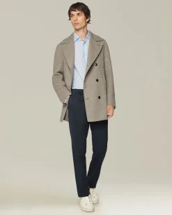 Pantalone uomo classico grigio antracite