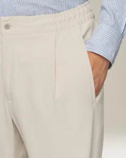 Pantalone uomo con elastico in cotone blend