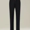 Pantalone uomo startoriale nero in Lana