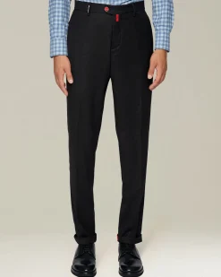 Pantalone uomo startoriale nero in Lana