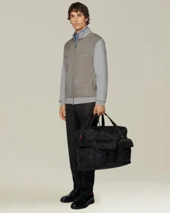 Pantalone uomo startoriale nero in Lana